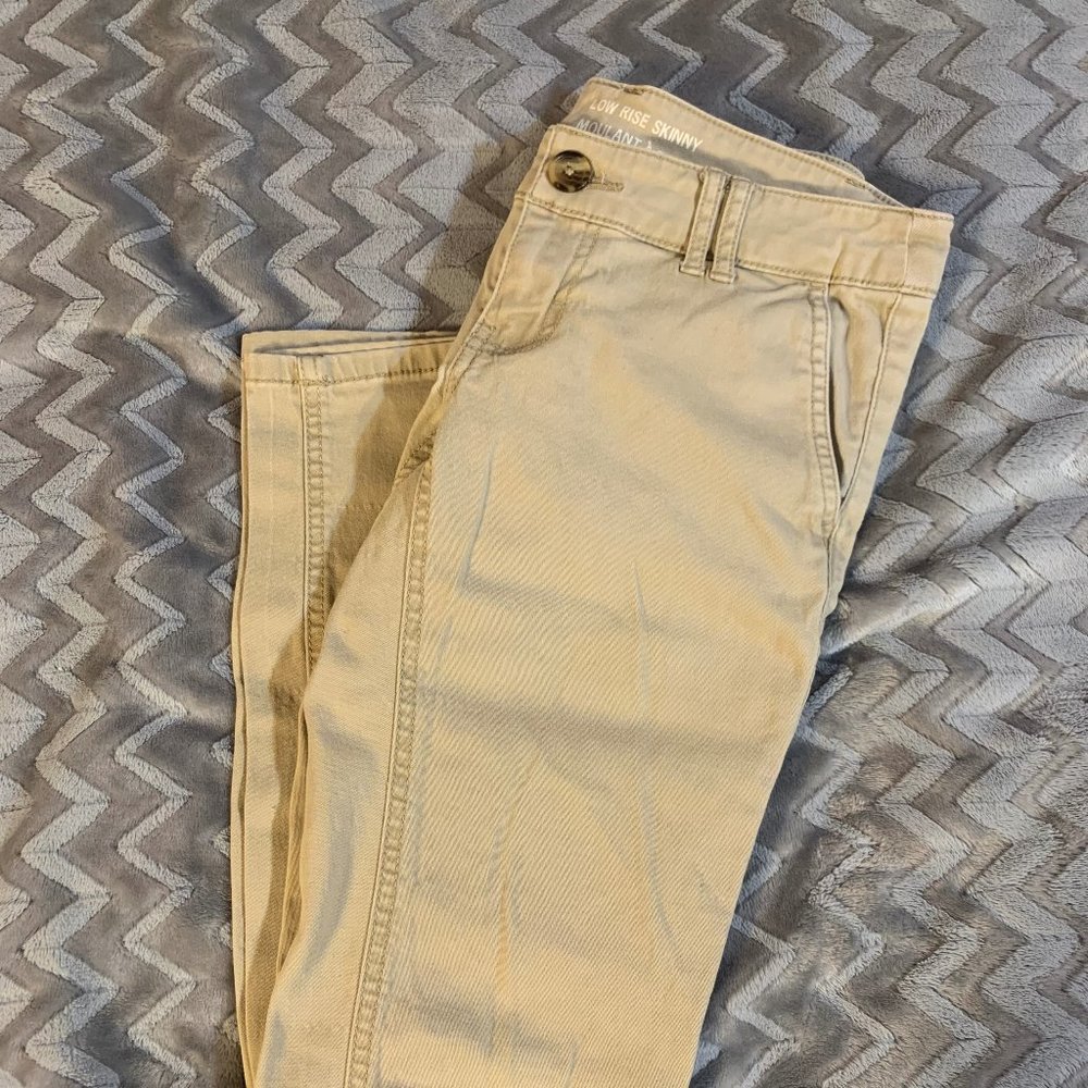 Mossimo Low-Rise Khaki Skinny